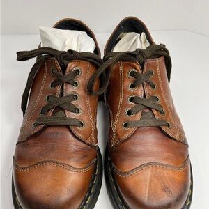 Dr Martens Platform Oxford Shoes Brown UK 7‎ RARE 0200229618 US sz 7.5